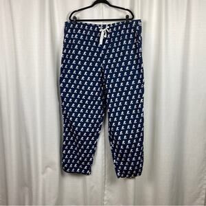Disney Parks Blue Mickey Mouse Cotton Sleep Pants Sz.XXL